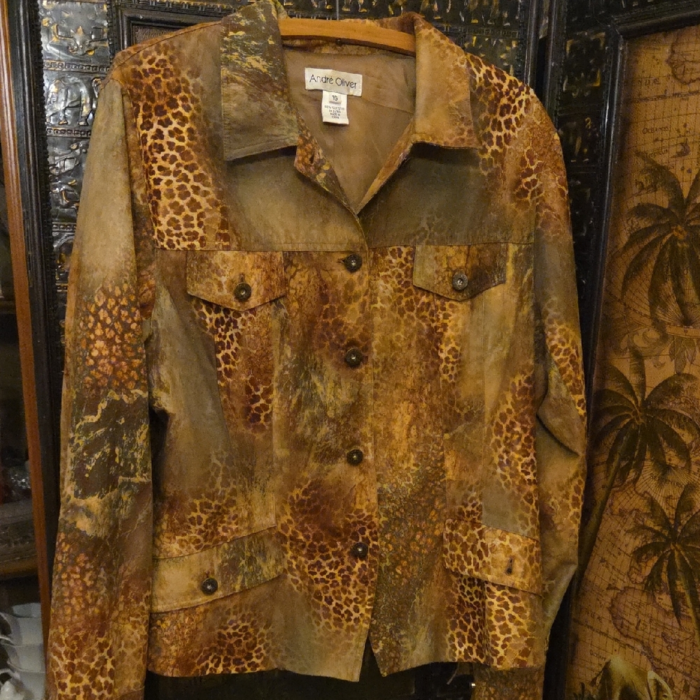 Andre' Oliver Lined Jacket
